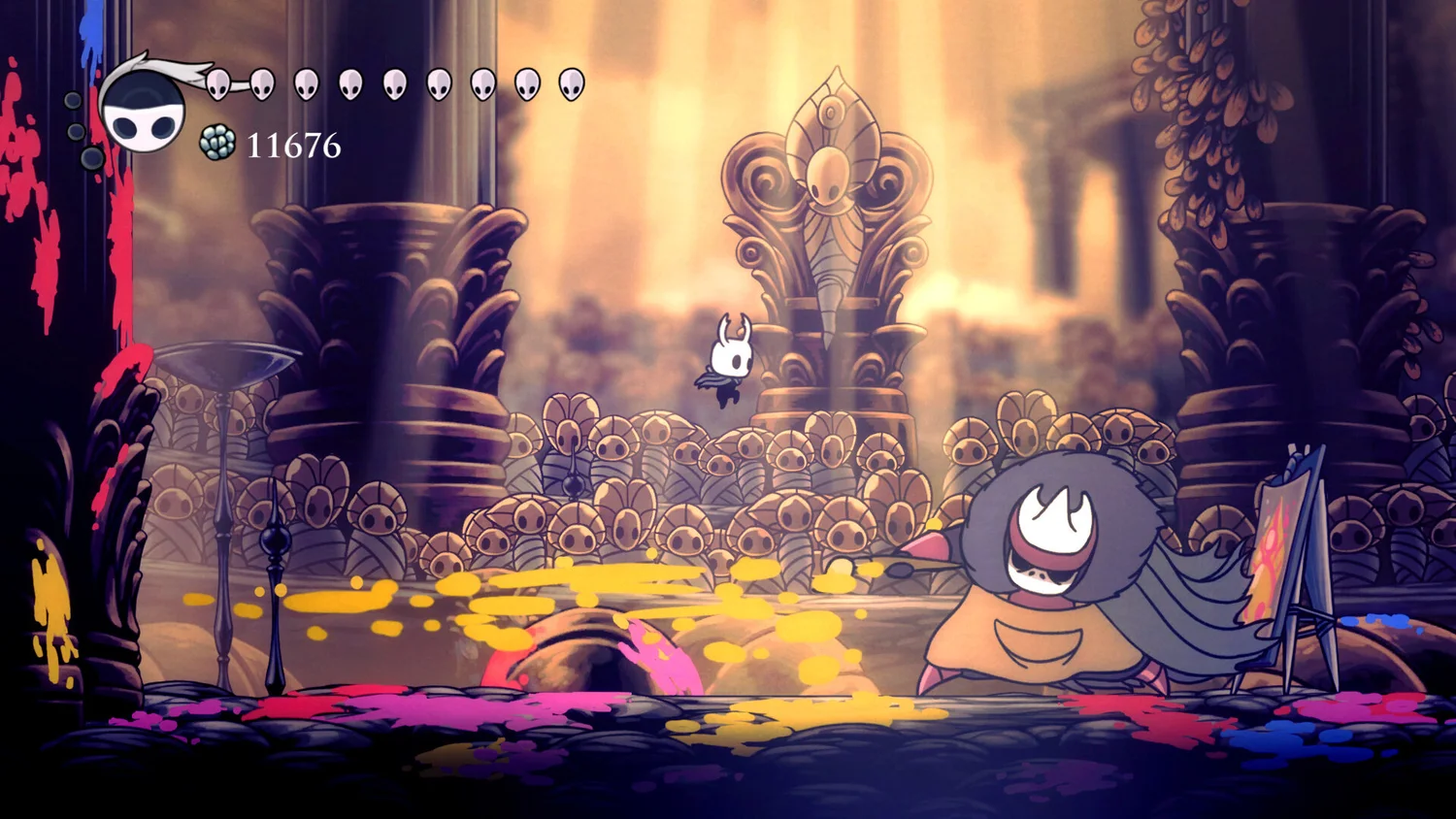 Hollow Knight gothic minimal insect world